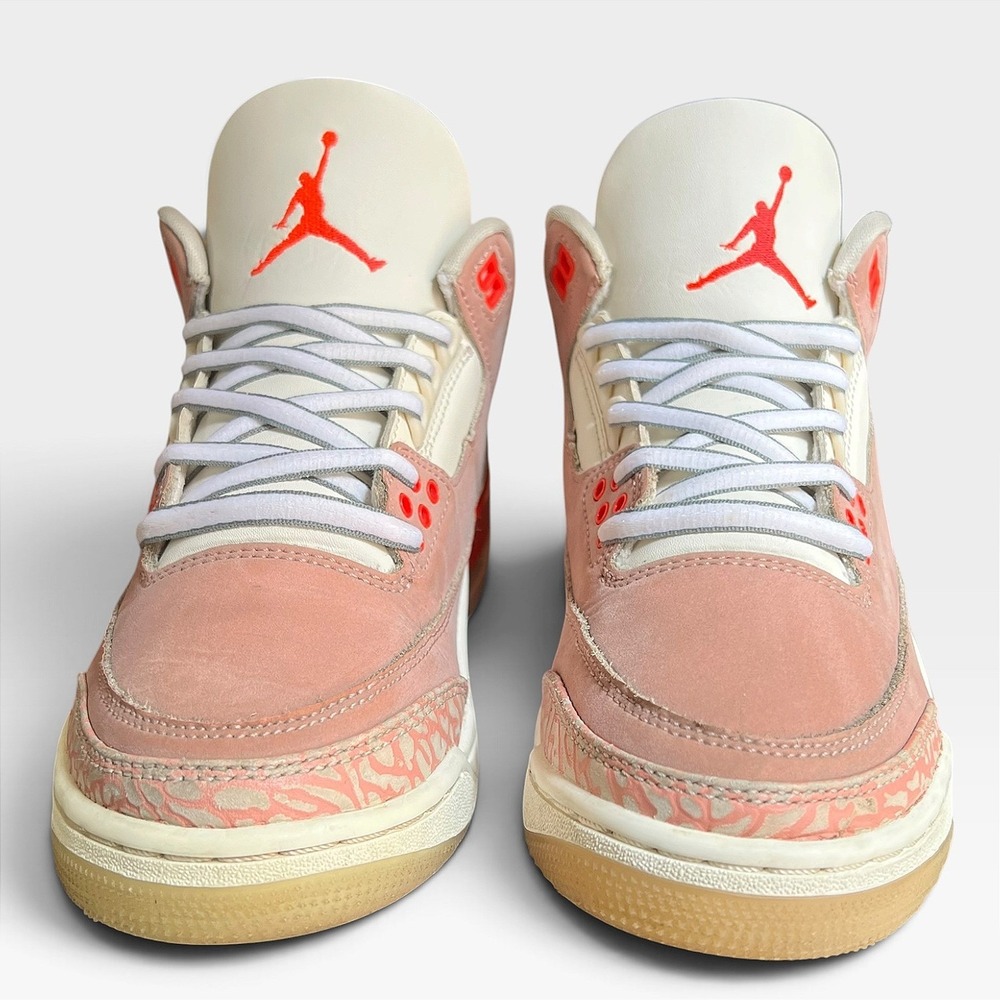 Jordan 3 Retro Rust Pink Womens Sneakers CK9246-600 Size 7